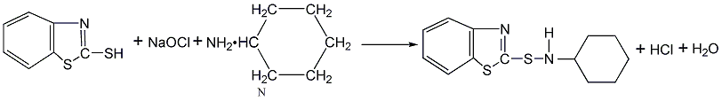 N-cyclohexyl-2-benzothiazole sulfenic acid amide