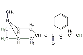 Atropine structural formula