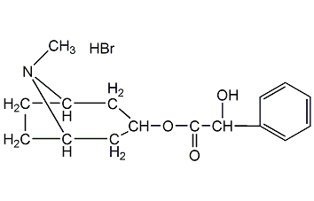 DL-homatropine hydrobromide structure formula