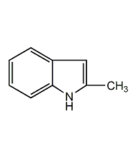 2-methylindole structural formula